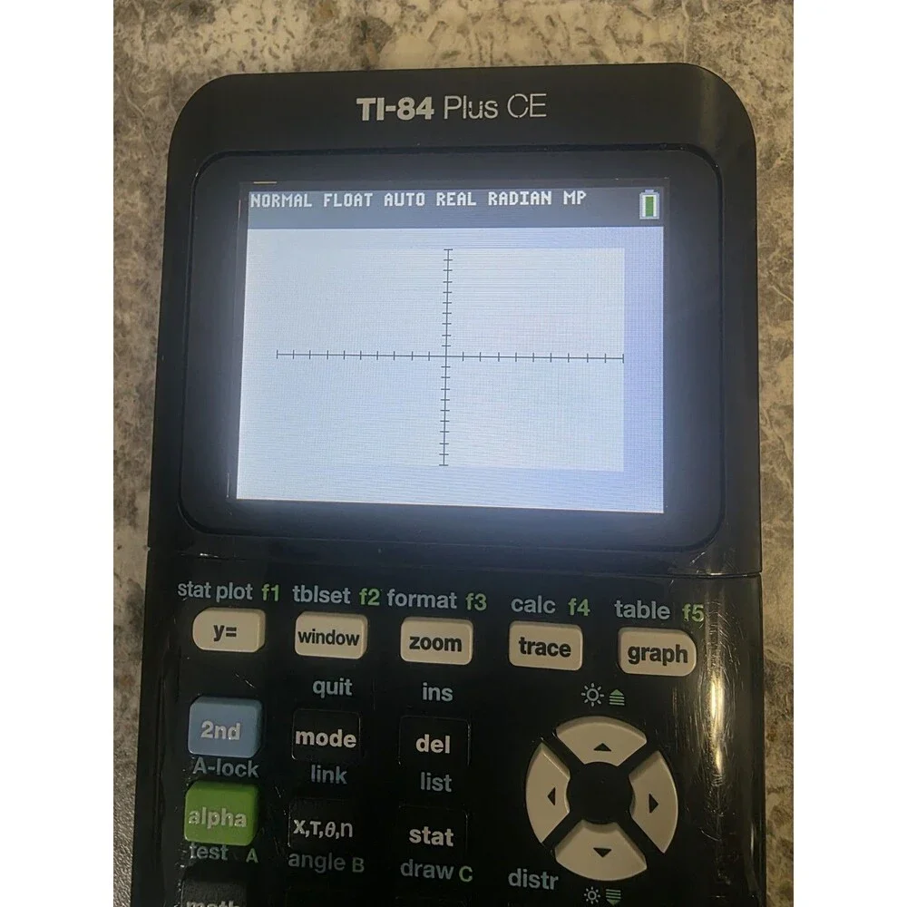 TEXAS INSTRUMENTS TI-84 PLUS CE GRAPHING CALCULATOR BLACK & WHITE